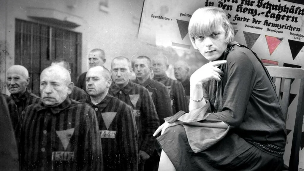 Historische Schwarz-Weiß-Aufnahme zweier Frauen